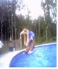 me doin a flip into the pool