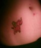 my pink elephant tattoo (sorri bad pic)