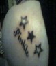 my new tat with mty best mates nickname on