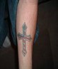 Cross on my right forearm