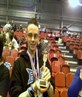 Me holding our Cheerleading champions Trophy