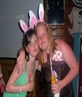 me and mi cuz on mums hen nite