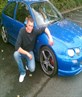 posin next to mi car