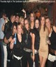 all the girls me in the gold dress new hair!!