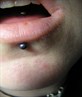 Tongue & Lip Piercings (pls ignore the bad skin)