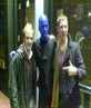 Me and Sandy with the Blue man Group!!