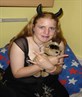 me as a horny gothic devil with my bondage bear