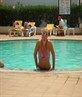 me gettin out da pool