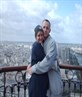 the wifey and me on the Eiffel Tower