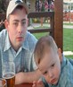 Adam and our son 27/8/07