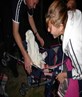 my daughters pushchair tippin up