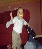 my son takin 1st steps usin dad as safty rail :D