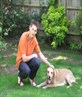 sittin with my dog