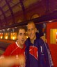 Me with Lee Cattermole after Fulham away