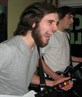 playing guitar hero