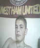 me and my west ham flag lol