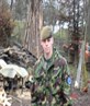 this is me in bosnia when i was i the army