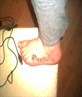 my foot 