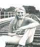sitting on the train tracks
