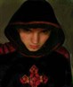 evil goth pose dammit i rock