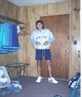 hiding my long hair last year in Michigan, US