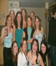 me left, light blue top