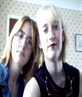 this is me wiv blonde hair, and my m8.
