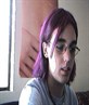 wooo purple hair