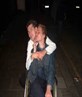 pissed after a night drinking