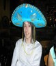 Me in a crazy hat (with long hair!)