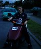 Me on Ma Scooter