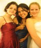 gusta, gillian and moi trying on dresses