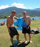 me on the left in the french alps