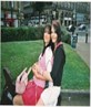 Me n my homegrrrl Lisa on a wooden horsey