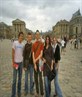 Standing outside Versailles