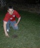 Me. With a hedghog.