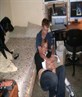 Jon and I on the floor