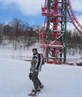 Snowboarding in Hokkaido