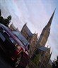 outside salisbury cathedral
