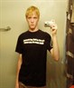Ooo, mirror shot. I look grumpy.