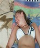 me sunbathing in cyprus lol!