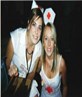 me(right) & sarah partying in pumping wales