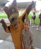my little nephew connor at the wolves......