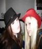 Me and Krystle. Im in the black hat!