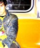 in the subway, in NYC