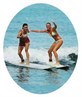 me n lisa surfing in cancun last summer
