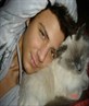 me with my cat