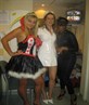 NYE as queen of hearts with cat woman n nurse