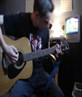 Rocking out on the old geetar!