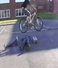 Me jumping my friend on my bike